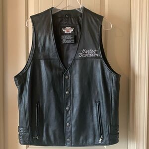 Harley Davidson leather vest